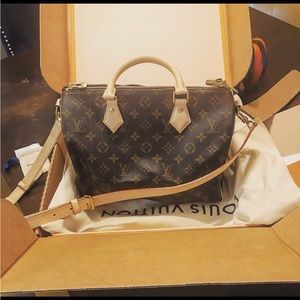 The Speedy Bandoulière 30 in signature Monogram canvas